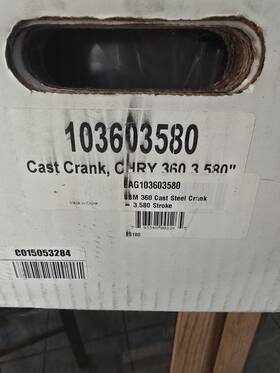 Crs103603580 Mopar Dodge Crankshaft Small Block 360