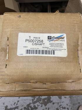P5007258 Mopar Genuine Crankshaft