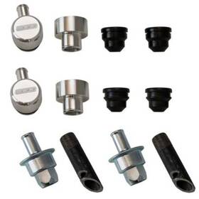 Moroso 084663688669 68866 Crankcase Evacuation System With Billet Push-in Breathers