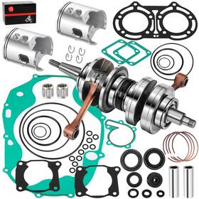 93102-35369-00 Moto1988 64.5mm For Yamaha Banshee Crank Crankshaft Forged Piston Gasket Seal Kit 11 1