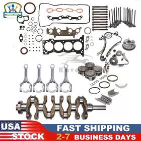 1304175040 Mousserepairs 2trfe 2.7l Engine Rebuild Piston Gasket Timing Kit With Crankshaft Rods For Toyota