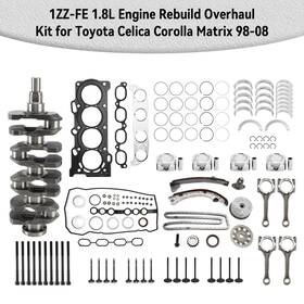 13041-22021 Mscarsparts 1zz-fe 1.8l Engine Rebuild Overhaul Kit For Toyota Celica Corolla Matrix 98-08