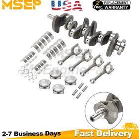 Msenginepart A7r4k2 Engine Crankshaft Rod Piston Kit And Bearing Set For Hyundai Kia Optima G4kd 2.0l