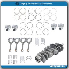 Ack2925432 Munirater Crankshaft And Con Rods Bearings Pistons Kit New For 2002-2009 Toyota Camry