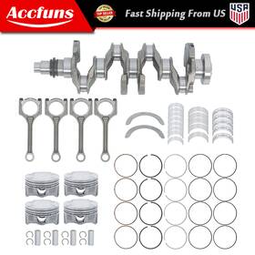 Afu45496f Munirater Engine Rebuild Kit-crankshaft Rods Pistons Bearing Set For 12-16 Hyundai Elantra