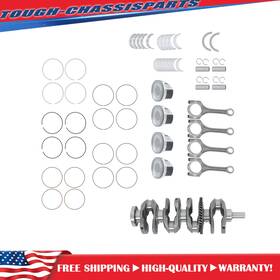 Tsp170280s Munirater For Toyota Camry 2002 03-08 2009 Crankshaft And Con Rods Bearings Pistons Kit