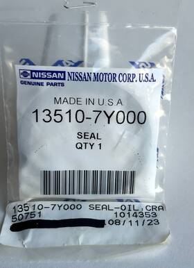 13510-7y000 Nissan Genuine Oem Crankshaft Front Oil Seal For Altima Maxima Nv