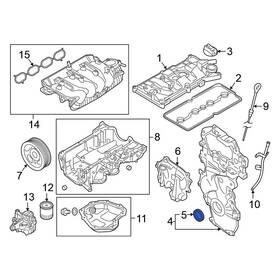 122791hc0a Nissan Oe For Versa 2009-2011 Rear Engine Crankshaft Seal