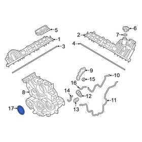 12279ez40a Nissan Oe For Titan Xd 2016 Rear Engine Crankshaft Seal