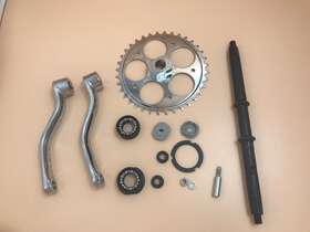 Sym-337 Ntnmotorcycle 36t Bicycle Wide Crank Assembly Kit- 3pcs - 2 Stroke And 4 Gas Motorized