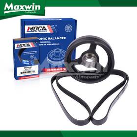 Oehba10428 Oeline Autoparts Harmonic Balancer Serpentine Belt Fit 04-05 Chevrolet Colorado Gmc Canyon 2.8l