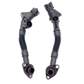 Emh249 Okay Motor 250 Set Of 2 Crankcase Vent Hose Left And Right For Bmw 550i 650i 750i X5 X6 Alpi