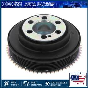 Pokess 358960548894 Crankshaft Pulley For Ford Range Rover Evoque Velar Freelander Discovery