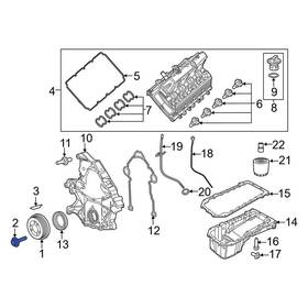 6512335aa Ram Oe For 1500 2021 Engine Harmonic Balancer Bolt