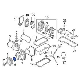 68127761aa Ram Oe For Promaster 3500 2014-2017 Front Engine Crankshaft Seal