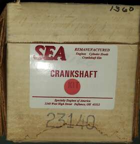 23140 Sea Remanufactured Crankshaft 86-88 153 2.5l 4cyl O.h.c. Only
