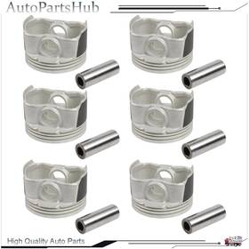 23410-3e001 Sinocmp 6x Pistons And Rings Kit For Hyundai Sedona Kia Optima Rondo 2.7l G6ea