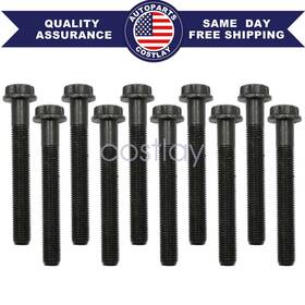 21114-25000 Soillar 2111425000 10 X Engine Crankshaft Main Bearing Cap 3 Inch Bolt For Hyundai Kia