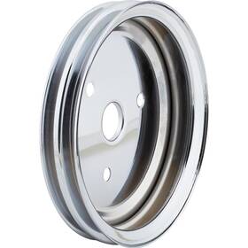 91015424 Speedway Motors Double Groove Lower Pulley Short Water Pump Fits Chevy Small Block 1955-68