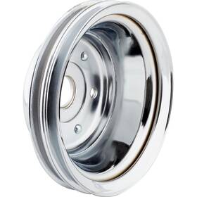 91015428 Speedway Motors Double Groove Lower Pulley Long Water Pump Fits 1969-85 Small Block Chevy