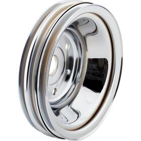 91015429 Speedway Motors Triple Groove Lower Pulley Long Water Pump Fits Chevy 1969-85 Small Block