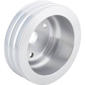 91015479 Speedway Motors Aluminum Triple Lower Pulley Long Pump Fits Chevy Small Block 1969-1985