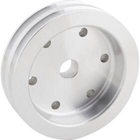 91015484 Speedway Motors Cast Alum. Short Pump Double Groove Lower Pulley Fits Chevy Small Block