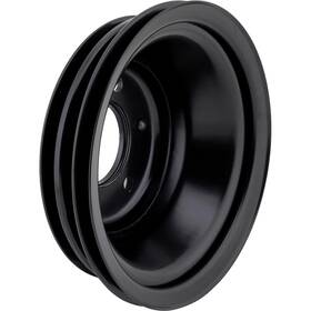 91039724 Speedway Motors Triple Groove Crank Pulley For Long Pump Black Fits Chevy Big Block