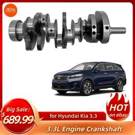 Susucar 3.3l Crankshaft For 11-19 Sorento Sedona 14-19 Cadenza Santa Fe 13-19
