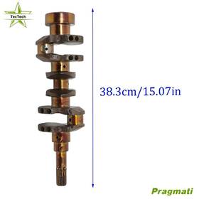 16861-23012 Tectech 16861-23010 D722 Crankshaft For Kubota B7400hsd Tractor 453f