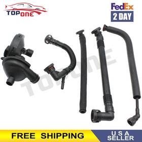 Top001510 Topone Fits Bmw E46 X3 325ci 320i 325i New Pcv Crankcase Vent Valve And Breather Hose Kit