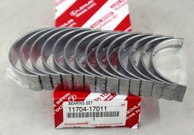 11704-17011 Toyota Land Cruiser Coaster Crankshaft Bearing Set Oem Genuine New