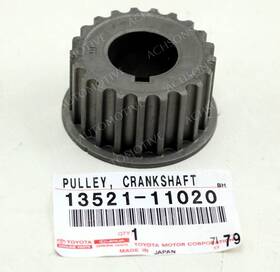 13521-11020 Toyota Paseo Tercel Genuine Crankshaft Timing Pulley New Oem