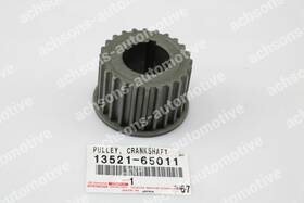 13521-65011 Toyota 4runner Hilux T100 Genuine Crankshaft Timing Pulley New Oem