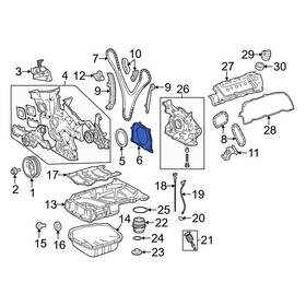 1138131021 Toyota Oe For Camry 07-17 Rear Engine Crankshaft Seal Retainer