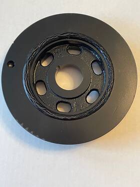 214878 Triumph Tr250 Tr6 Front Crank Pulley 3/8 Inch Groove #214878 Oem Used