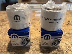 5037836ab Two Mopar Oil Filters For Ram 8.3l V10 Dodge Viper 8.0l Oem Genuine
