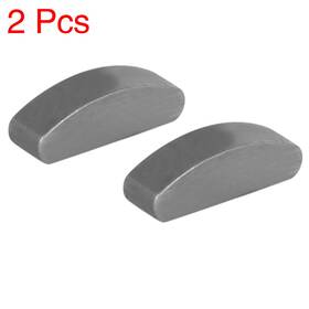 Uxcell 752374320405 2pcs Engine Crankshaft Lock Semicircular Key Titanium Tone For Cg125