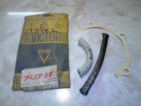 Jv675 Victor Nors Main Bearing Oil Seal Kit 1949 1950 1951 Lincoln 1948-51 Ford Truck 145 Hp