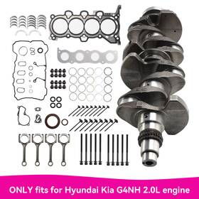 23041-2e811 Vipjq G4nh 2.0l Engine Overhaul Rebuild Kit Crankshaft Con Rods For Hyundai Elantra