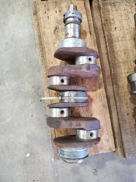 303.vw1576 Volkswagen 1976 Transporter Oem15 Vintage Crankshaft Some Fresh Turn