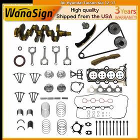 Dtb-hy1600-003 Wanasign Auto G4fd 1.6 Engine Rebuild Overhaul Kit Crankshaft Set For Hyundai Tucson Kia 12-17