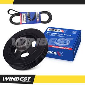 Wbhba41sp92 Winbest Autoparts Harmonic Balancer Serpentine Belt For Dodge Journey Caliber Jeep Compass Patriot