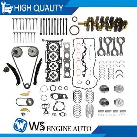 6pctws Ws Engine Repair Auto Parts G4kh 2.0t Crankshaft Bearing Timing Kit For Hyundai Sonata Kia Optima