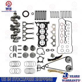 Dtb-g4fd-001 Ws Performance Parts Racing G4fd 1.6l Crankshaft Rod&timing Chain Piston For 12-17 Hyundai Tucson Kia Soul