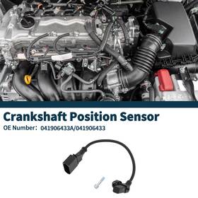 No.041906433a X Autohaux 041906433a/041906433 1 Pc Crankshaft Position Sensor For Vw Fox Hatchback 1.6 03-14