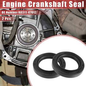 90311-47012 X Autohaux 2pcs Engine Crankshaft Oil Seal For Toyota 4runner 1996-2014 Lexus Lx570