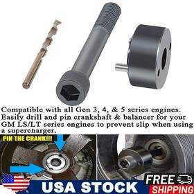Cpk10ss Xm-auto Crank Harmonic Dampener Pin Kit For Ls Ls1 Ls2 Ls3 Lq4 Lq9 Lsa 5.3 6.0