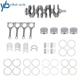 Yi249732t Yibei-tech Engine Crankshaft Con Rods Bearings Pistons Set For Toyota Camry Rav4 2.4l 2azfe