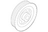 Zj38-11-400 Mazda Oem New Engine Crankshaft Pulley Sport Touring